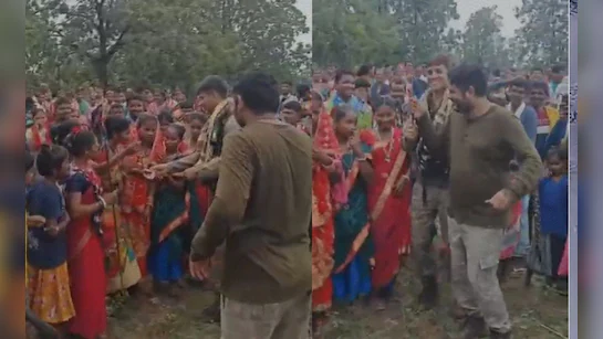 नक्सल प्रभावित गांव से नई सुबह की शुरुआत: दुल्हन बनकर पहुंची बेटी ने CRPF जवानों को छूकर जताया सम्मान, भावुक हुआ पूरा कैंप